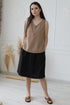 Image 8 of Button up linen shirt with no sleeves and perfect for summer Kira from Baltic Linen